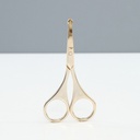 Stainless Steel Beauty Care Scissors (Rounded Tip)(Gold)