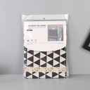 Simple Style Triangle Pattern Dust-Proof Top Cover for Refrigerator (Black&White