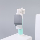 عصا سيلفي سلكية من الستانلس ستيل مع مرآة (أخضر)