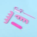 4-Piece Manicure Tool Set with Mesh Storage Pouch