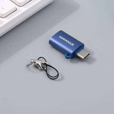 محول Type-C إلى USB OTG (أزرق ياقوتي)