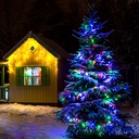 200 LED 22M Copper Wire 8 Modes Solar String Lights Dustproof and Waterproof