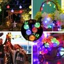 40 LED 8M 8 Modes Crystal Ball Solar String Lights Dustproof and Waterproof