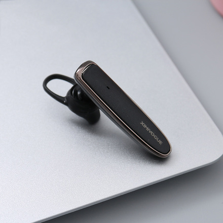 IB03 Leather  Texture Business Wireless Headset (Black)