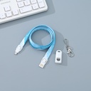 Micro USB Charging Cable Lanyard (Stripes)