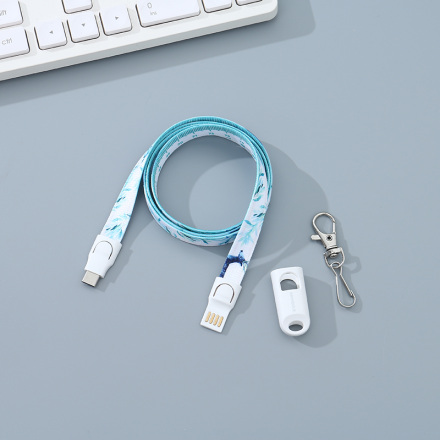 Type-C Charging Cable Lanyard (Forest Deer)