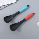 Heat-Resistant Nylon Serving Spoon (Blue/Red)