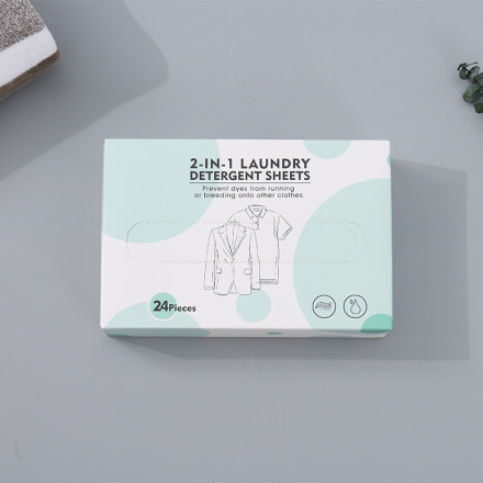 2-in-1 Laundry Detergent Sheets (24 Pieces/Box)