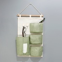 Large Capacity 4 Pockets Over the Door Hanging Organizer