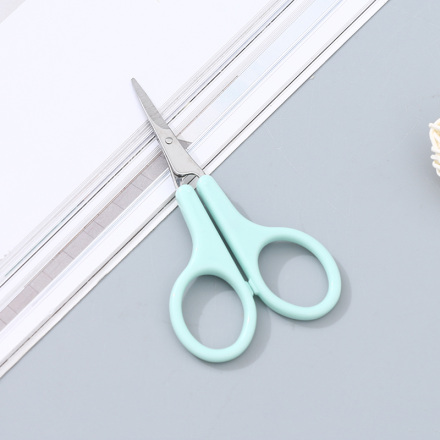 Pointed Plastic Handle Manicure Scissors