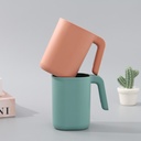Square Contrasting Color Toothbrushing Gargle Cup