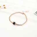 Small Wheel Titanium Steel Bracelet