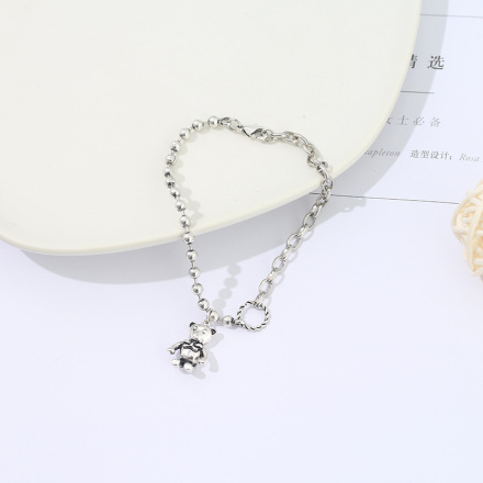 Small Bear Charm Bracelet