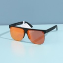 Trendy Men's Sunglasses for Adults (Gloss Black)