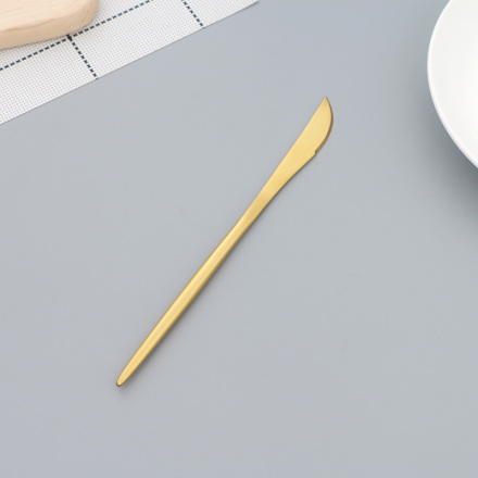 Gold-Plated Stainless Steel Table Knife