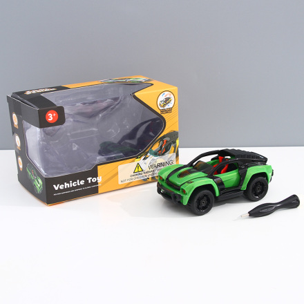 DIY تجميع سبيكة التراجع لعبة سيارة (KLX600-3)