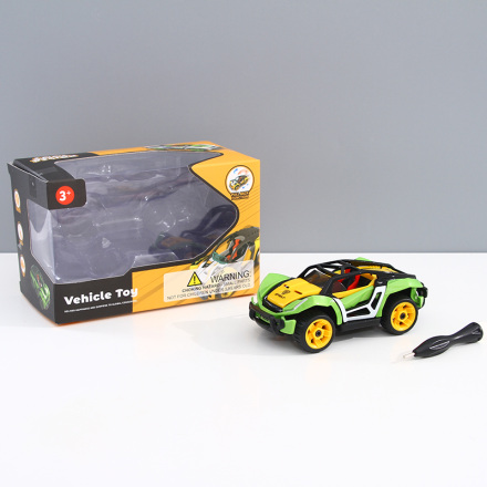 DIY Assemble Alloy Pull Back Vehicle Toy (KLX600-11)