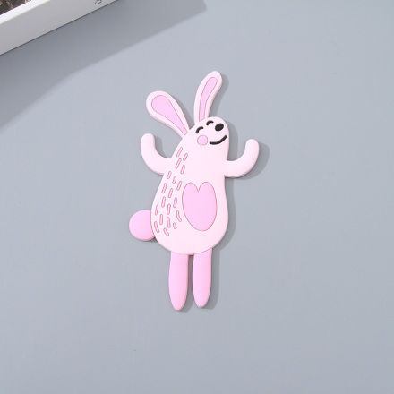 Pink Rabbit Soft Self-Adhesive Hook