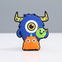 مجموعة Monster Friends - مغناطيس ثلاجة PVC ناعم (عائلة Brankie)