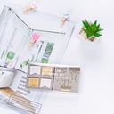 Binder Clip Bookmark Set