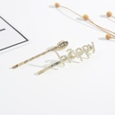 Happy Letters Bobby Pins Set