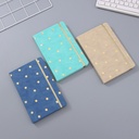 Polka Dot Collection A4 PU Notebook (96 Sheets)