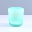 شمعة سفلية منحنية （مسك الروم ورائحة المسك الأبيض 158g / 5.5oz.