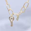 Key Thick Chain Bracelet