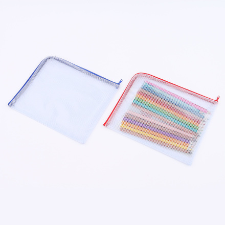 PVC Mesh Bag(24*29.5*0.5cm Paper Loadable)