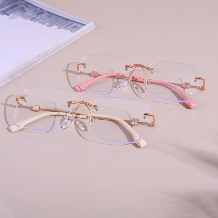 Urltra-Light Rimless Blue Light Blocking Glasses