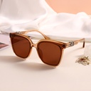 Classy Large Frame Sunglasses (Tawny Frame and Lens)