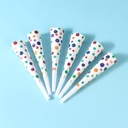 Colorful Dots Horn(6 Count)
