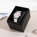 Cherry Dial Stylish Watch