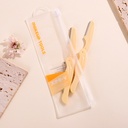  Color Series Folding Eyebrow Razor 2Pcs (Yellow)