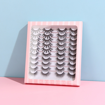 Curly False Eyelashes(20 Pairs)1#