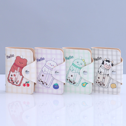 Sweet Cartoon Animal Card Holder