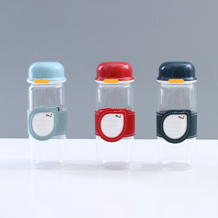 Glass Water Bottle – Memories (410ml/13.8fl.oz.)