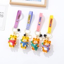 Cute Tiger Hero Keychain