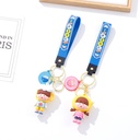 Fried Chicken Beer Couple Keychain