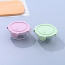 Round High Borosilicate Glass Preservation Box 420ml/14.2fl.oz.