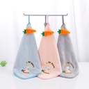 Carrot Bunny Hand Towel