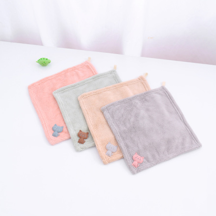 Patch Kitty Hand Towel