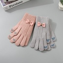 قفازات Bowknot للنساء