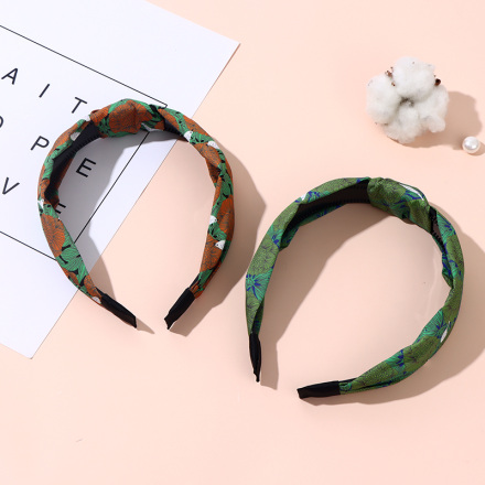 Bohemia Knot Wide Hair Band