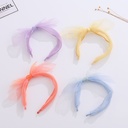 Checks Gauze Bow Knot Kids Hair Band