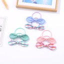 Fashionable Two-tone Checks Hair Tie 2PCS