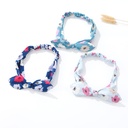Stylish Trendy Printing Bow Hair Band