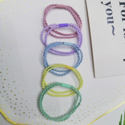 Simple Elegant Hair Tie 2 PCS