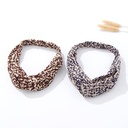 Retro French Printing Wrinkle Hair Band