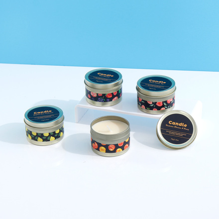 SC0006 Fruit Golden Can Candle 70g/2.4oz.